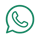 Icono de whatsapp en lnea slida verde-1