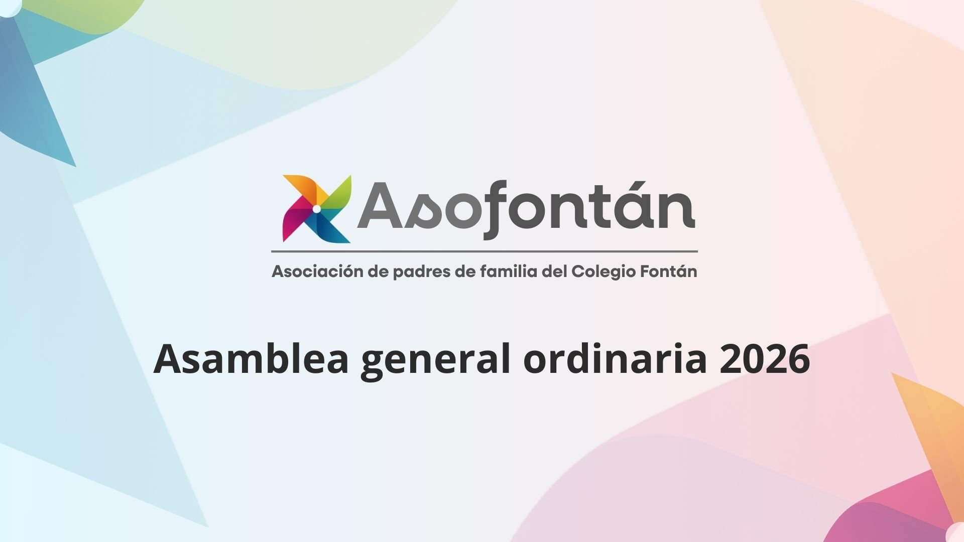 Web Asamblea ASOFONTÁN 2026