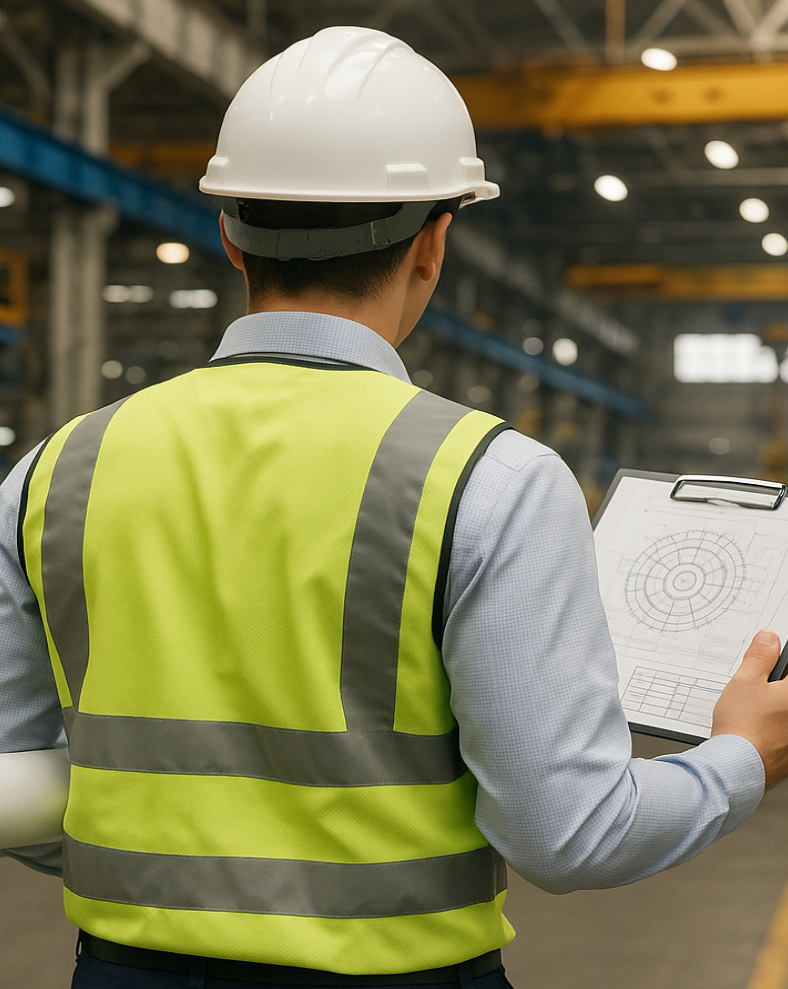 Una imagen que represente la labor de un ingeniero industrial sin mostrar un rostro-1-1-1